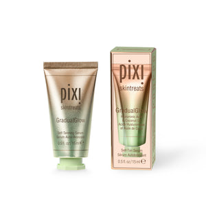 Pixi GradualGlow petite size front of box and product view