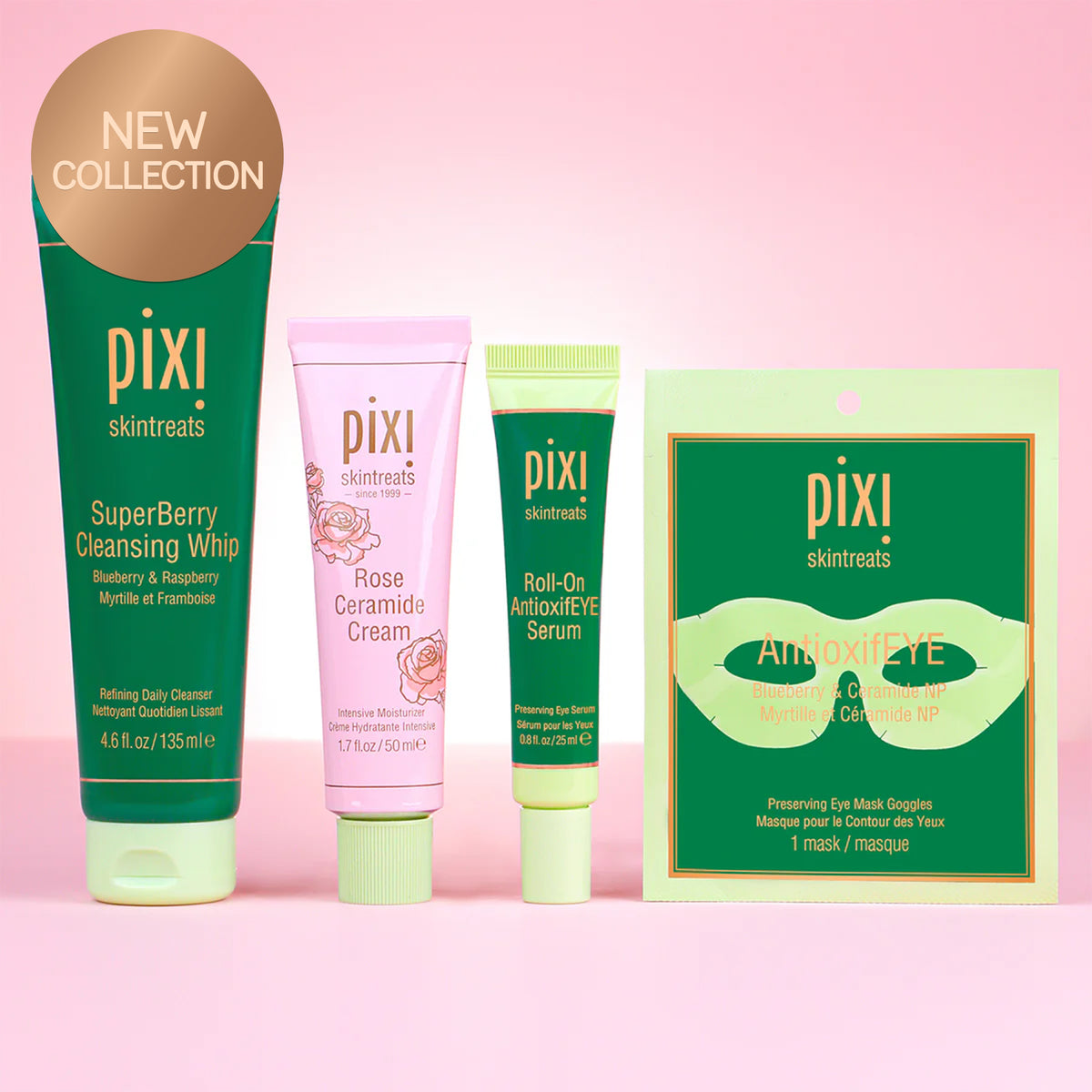 Antioxidant Radiance Quartet bundle with New Collection sticker