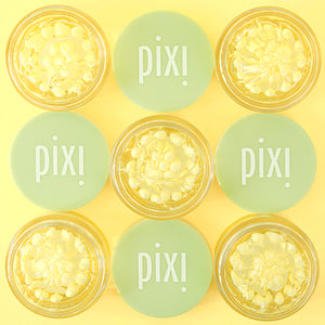 Pixi VitamIn-C CreamSerum on yellow background.